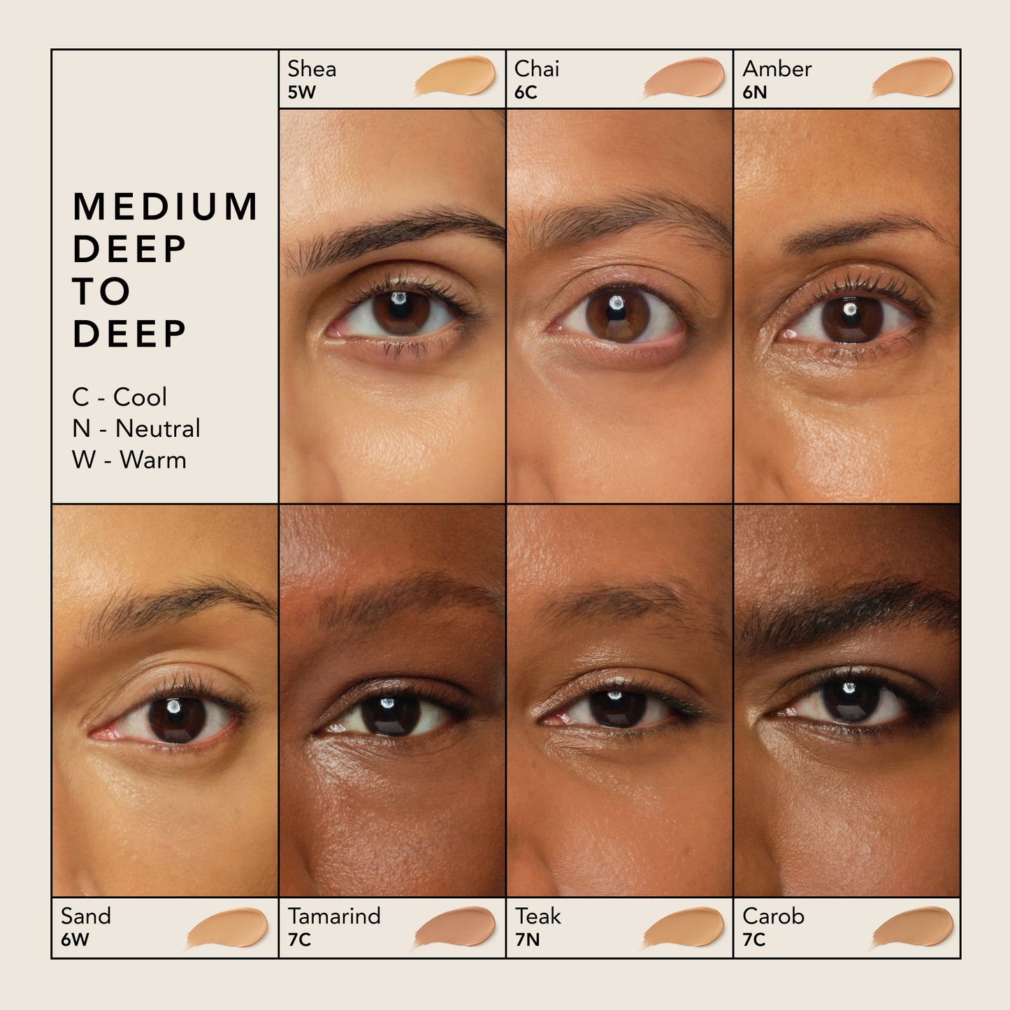 Shea Chai Amber Sand Tamarind Teak Carob