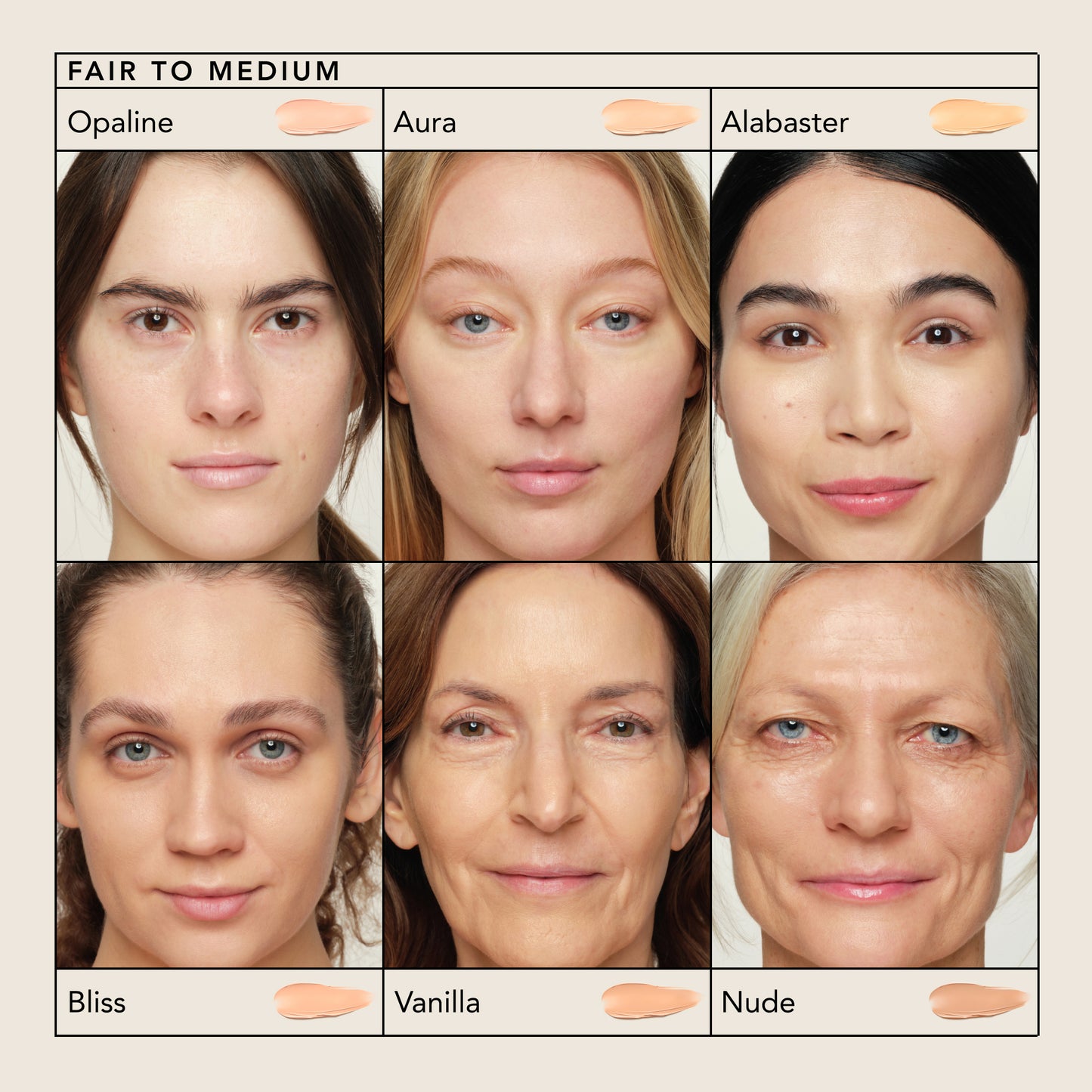 Opaline Aura Alabaster Bliss Vanilla Nude